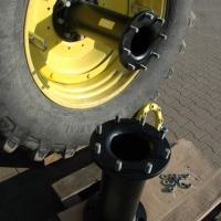 колеса для обробки міжрядь, подвійні, прополки, спеціальні, з'єднувачі для подвійних коліс